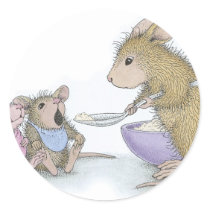 House-Mouse Designs® Round Sticker