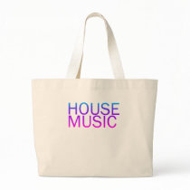 House Music Rave Gradient Canvas Bags