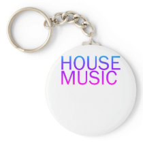 House Music Rave Gradient Keychain