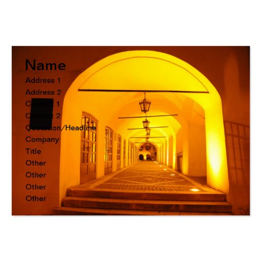 House of Arts, Sibiu at night Business Card