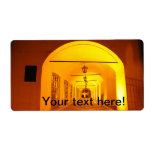 House of Arts, Sibiu at night Custom Shipping Labels