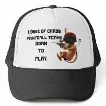 House of CardsPaintball Teams Cap hats