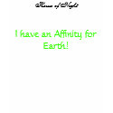 House of Night, I have an Affinity for Earth! t-shirts
