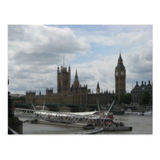 House of Parliament in London Postcard