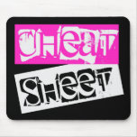 House of Rebeldom: Cheat Sheet in Black Mousepad