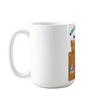 House of Russian Blue cat crest mug - Russia flag