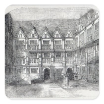 House of Sir Thomas Gresham Square Stickers