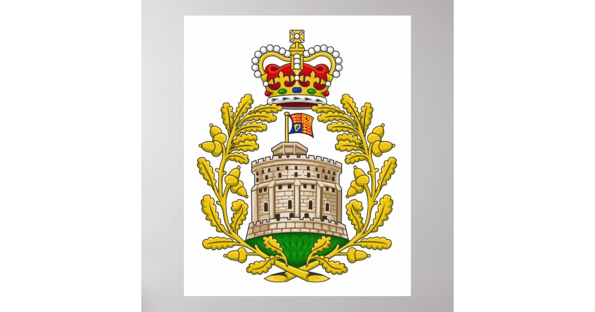 House of Windsor Royal Coat of Arms Poster Zazzle