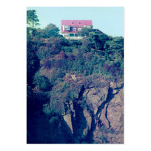 House on a Cliff - Tenby, Wales, UK Business Cards