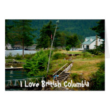 House on the Shore Greeting Card