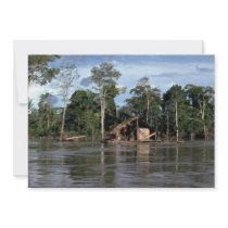 House on upper Amazon River, Peru Invitations