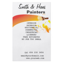 House Painter Artist Personalized Flyer