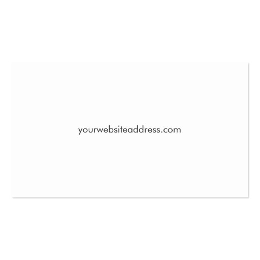 House Painter Business Card (back side)