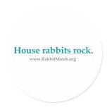 House rabbits rock.  Stickers