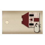 House & Sheep Hang Tag Business Cards