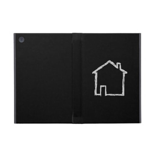 House Sketch. Gray and Black. iPad Mini Cases