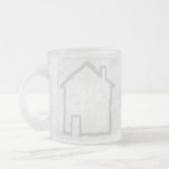 House Sketch. Gray. Coffee Mugs