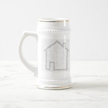 House Sketch. Gray. Mug