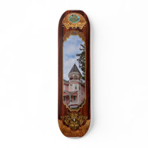 House - Victorian - Flemington, NJ - The Pink Lady Skate Board