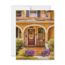 House - Visiting Grandma Custom Invitations