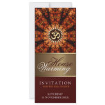House Warming Aum Sunshine Party Invitation