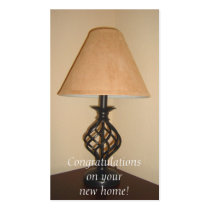 House Warming Message Card business cards