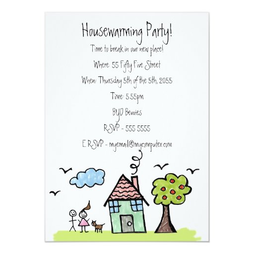 House Warming Moving Party Invite Invitation | Zazzle