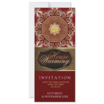 House Warming Om Earth Party Invitation