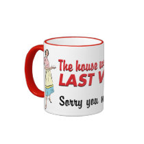 House Was Clean Mug mugs