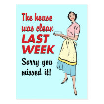 House Was Clean postcards
