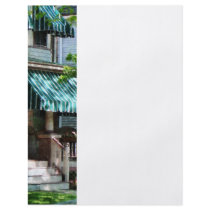 House With Green Striped Awning Personalized Flyer