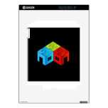 House with puzzle roof skins for iPad 2