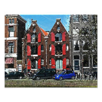 House With Red Shudders, 11 x 14 Print Photo Print
