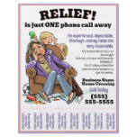 Housecleaning flyer (fully customizable)