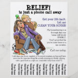 Housecleaning flyer (fully customizable)