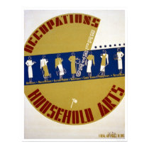 Household Occupations 1938 WPA posters by lc_wpa Household Occupations 1938 WPA posters
