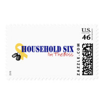 Household Six Postage Stamps