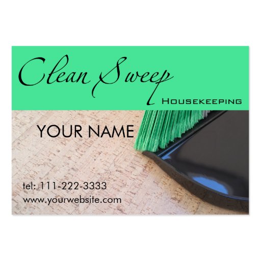 Housekeeping Business Card