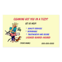 Housekeeping Business Card