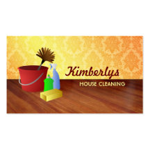 Housekeeping business cards