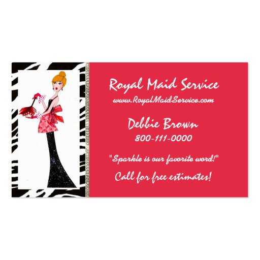 HouseKeeping Business Cards