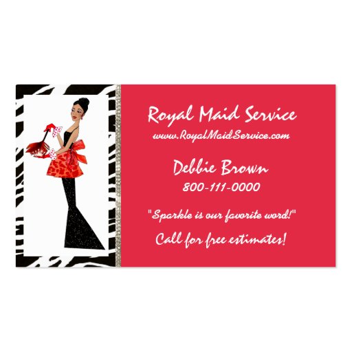 HouseKeeping Diva Business Cards