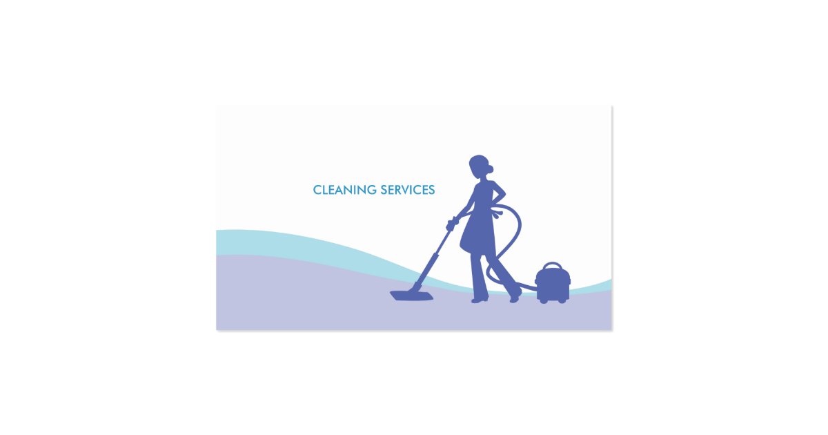 Housekeeping & Maid Business Card Template Zazzle