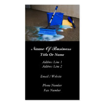 Housekeeping Services Business Card