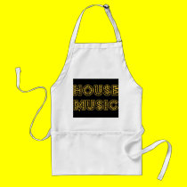 HOUSEMUSIC aprons by funoriginals HOUSEMUSIC aprons