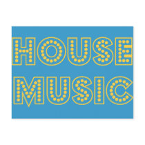 HOUSEMUSIC postcards