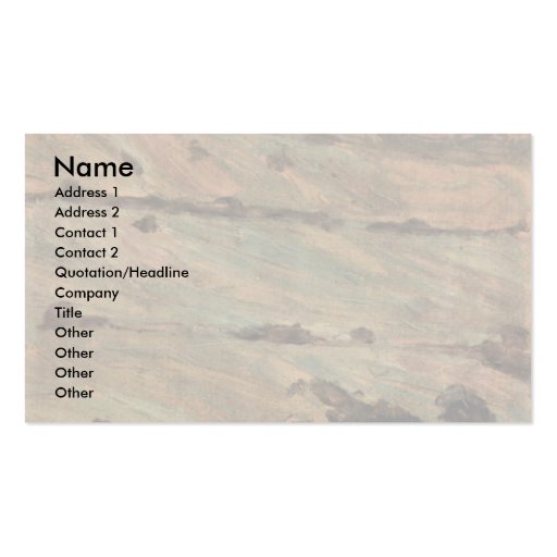 Houses Against The Mountainside By Schiele Egon Business Cards
