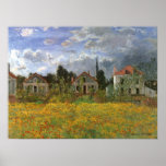 Houses at Argenteuil by Claude Monet posters