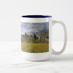 Houses at Argenteuil, Monet, Vintage Impressionism Mug