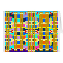 Houses, benches, a circuit board or what else? cards